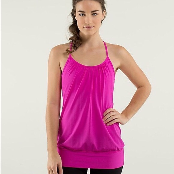 LULULEMON Hot Pink Paris Perfect No Limits Tank Top - Picture 2 of 10